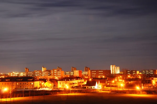 stock image Skyline at night