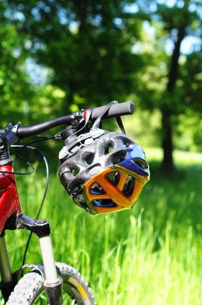 Bike helmet — Stock Photo, Image