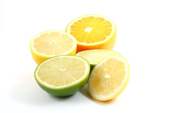 Citron apelsin och citron frukt — Stockfoto