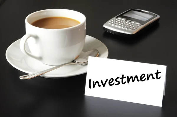 Finanzinvestitionen — Stockfoto