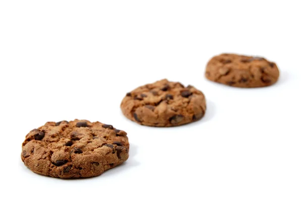 Cookie izolowane na białym tle — Zdjęcie stockowe