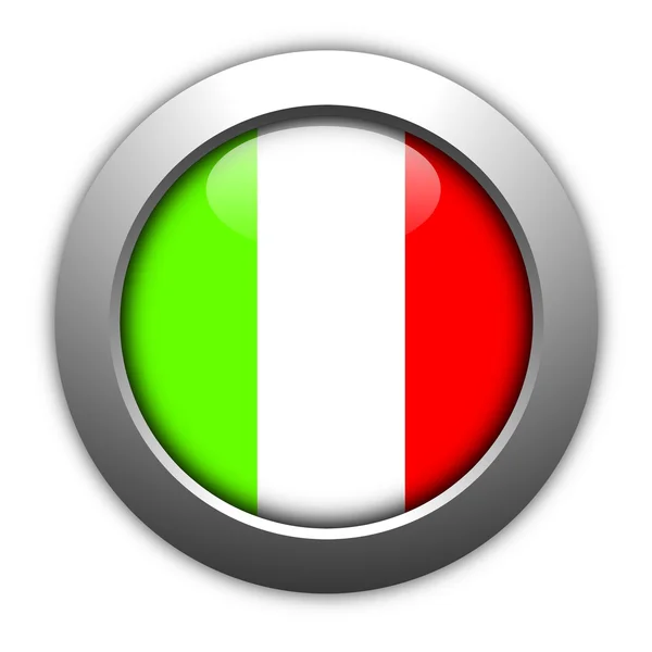 Przycisk Włochy — Zdjęcie stockowe