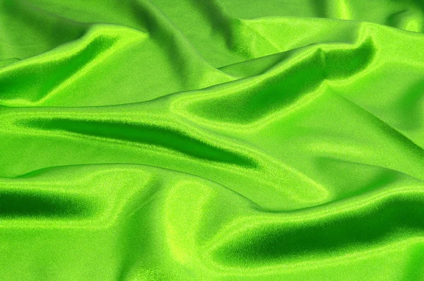 Зелений фон сатин — стокове фото