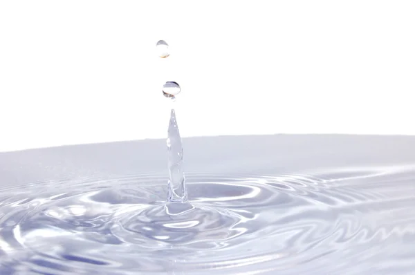 白に隔離された水滴 — ストック写真