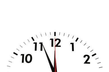 Watch or clock clipart