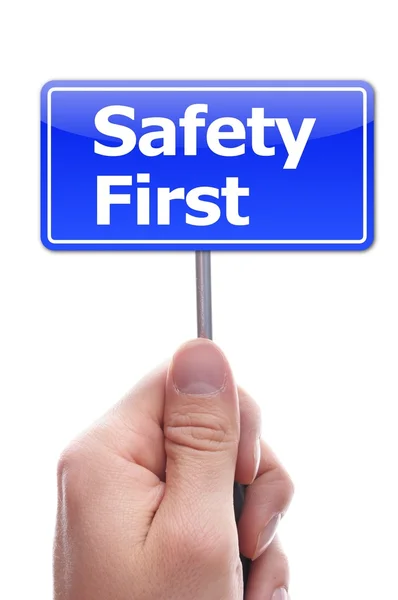 Safety first — Stock Photo, Image