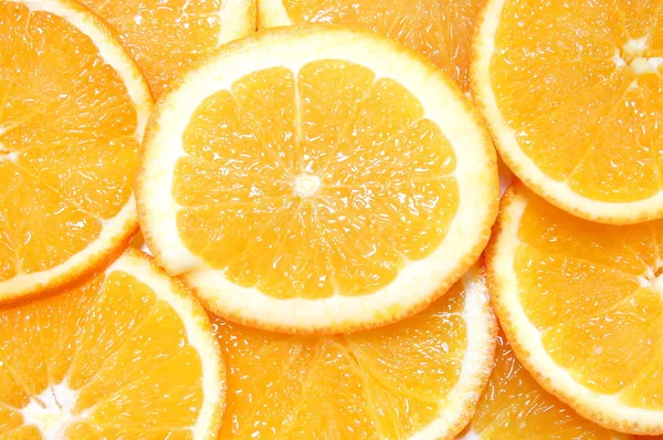 橙色水果背景 — 图库照片