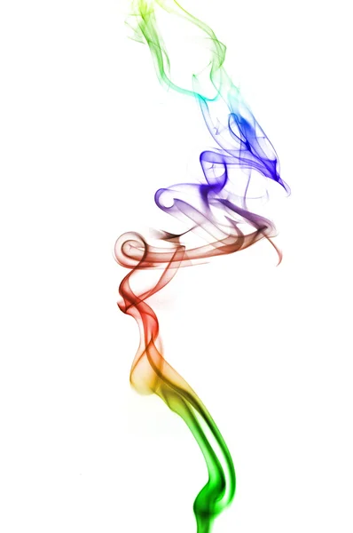 Abstracte regenboog rook — Stockfoto