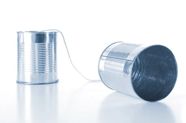 stock image Tin can phone