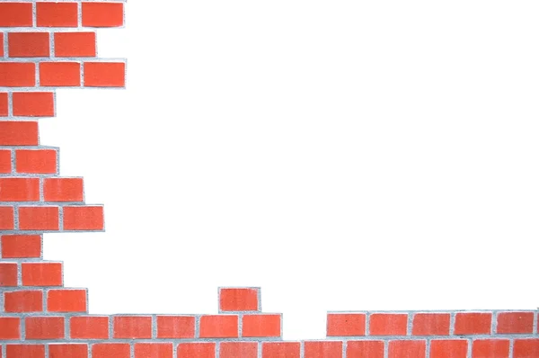 Grungy brick wall frame