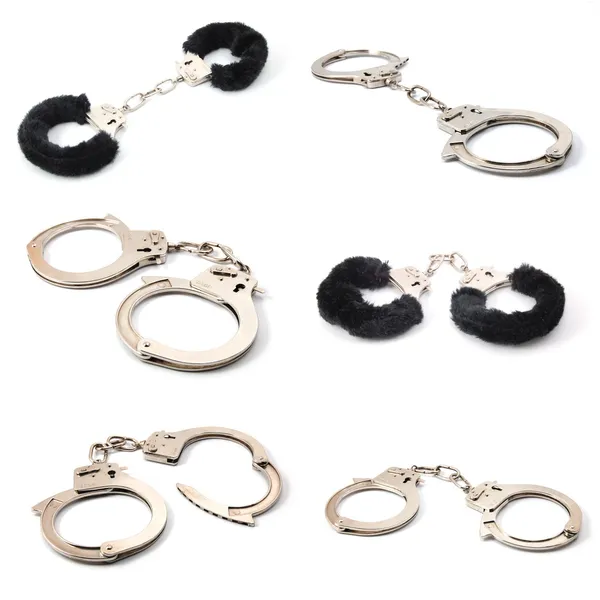 Handcuffs collection — Stock Photo, Image