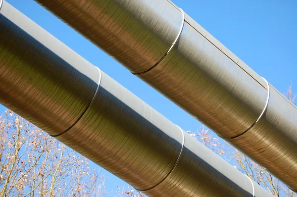 Industrial oil pipeline — Stock Photo, Image