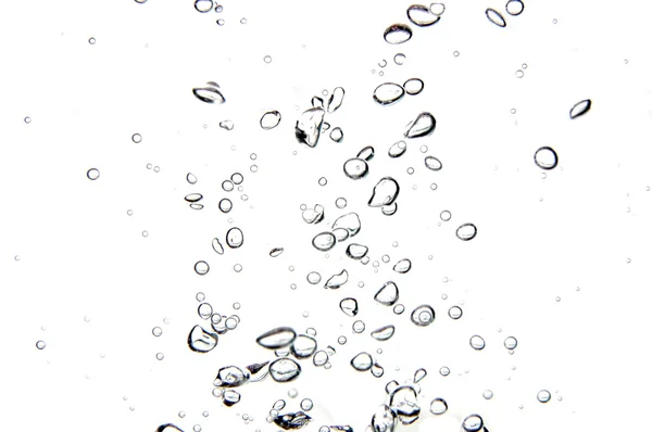 Φυσαλίδες αέρα στο νερό — Φωτογραφία Αρχείου