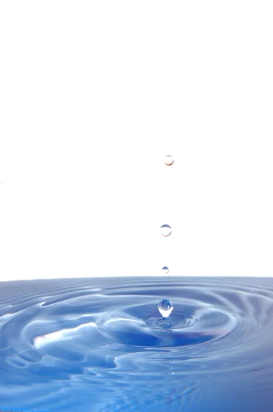Waterdruppel spatten — Stockfoto