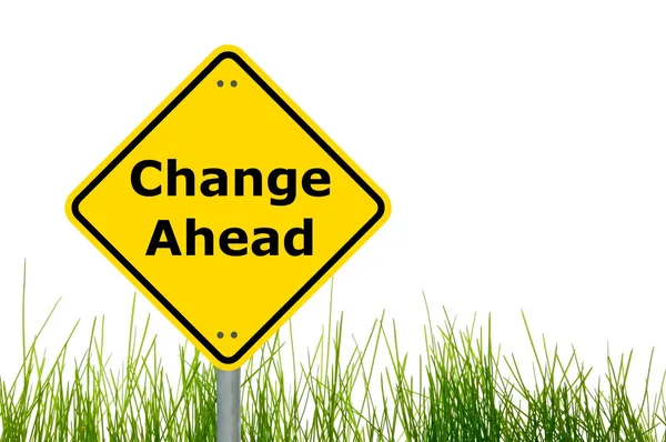 Change ahead — Stock Photo, Image