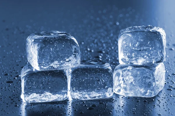 Macro cubetto di ghiaccio — Foto Stock