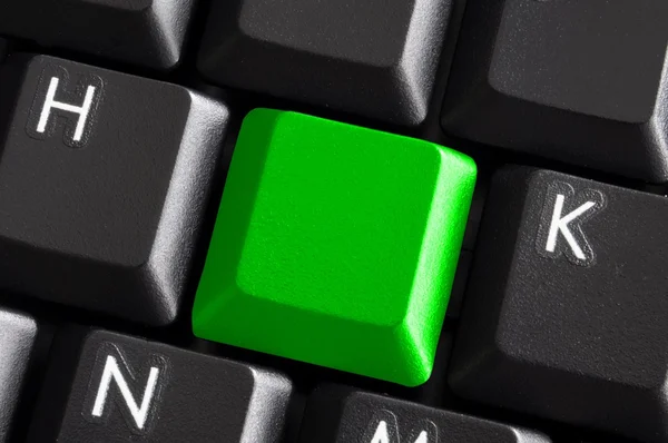 Blank computer keyboard button — Stock Photo, Image