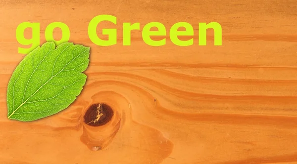 Ir verde — Fotografia de Stock