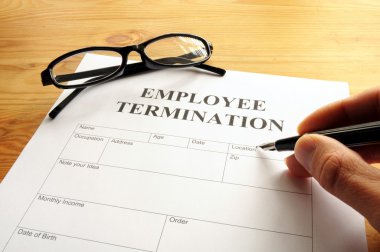 Employee termination clipart