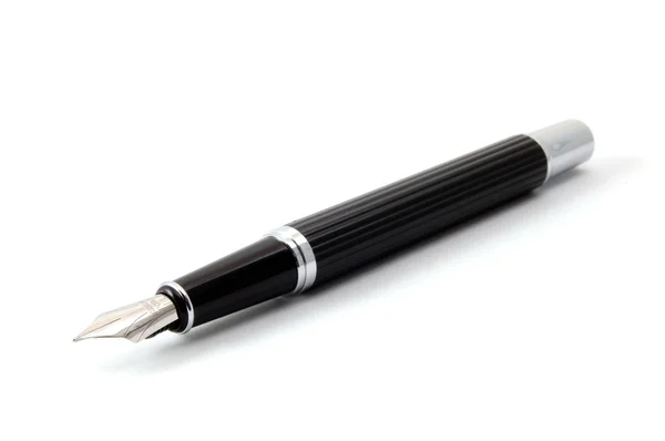 钢笔,白色背景隔离 — 图库照片