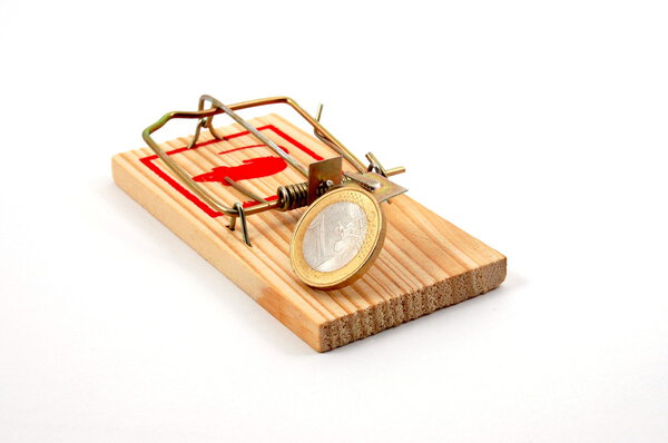 Рискованная ловушка с деньгами евро
