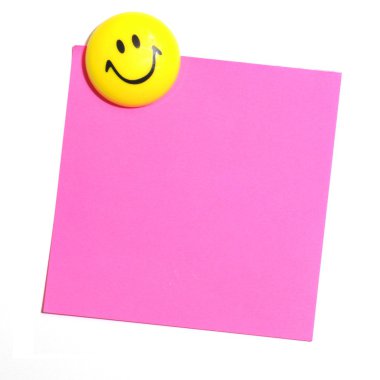 Smiley and copyspace clipart