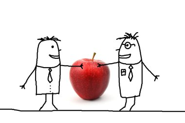 Apple gift clipart