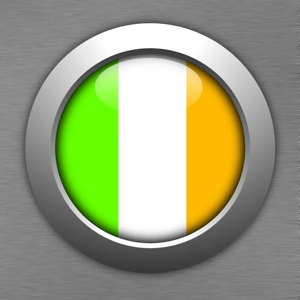 Кнопка Ирландии — стоковое фото