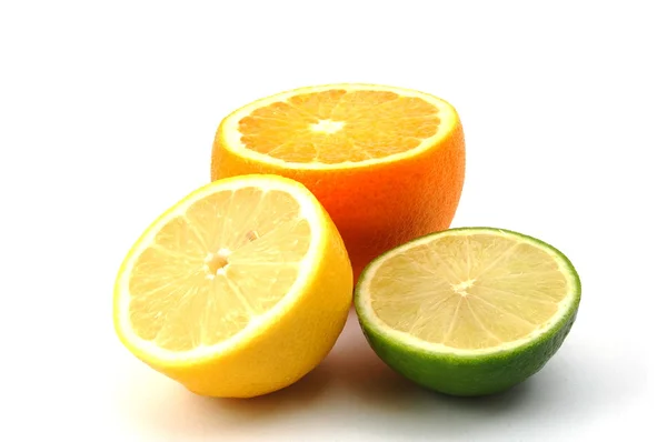 Citroen oranje en citron fruit — Stockfoto