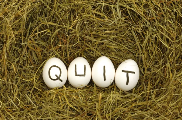 Quit — Stock Photo, Image