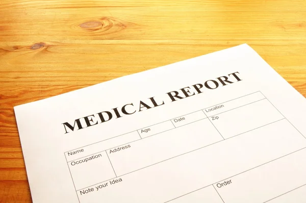 Medisch rapport — Stockfoto