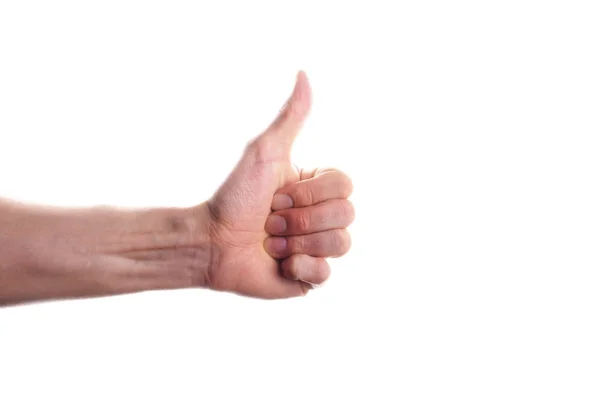 Thumbs up or down — Stock Photo, Image