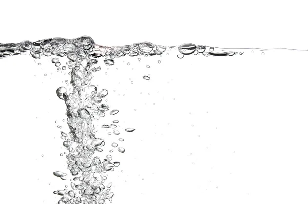 Frischwasser mit Blasen — Stockfoto
