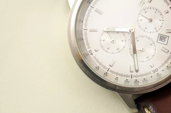 Tijd horloge en copyspace — Stockfoto