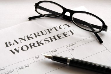 Bankruptcy clipart