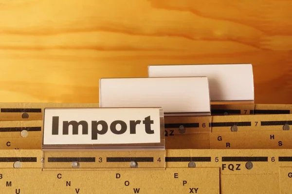 Import — Stockfoto