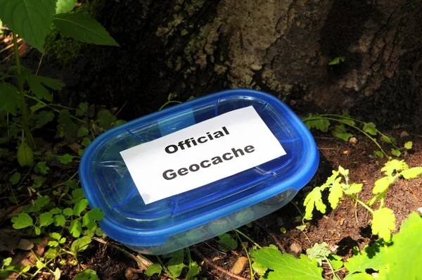 Oficjalne geocache — Zdjęcie stockowe