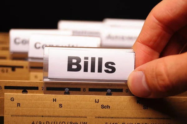 Bills — Stock Photo, Image