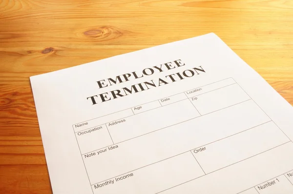 Employee termination — Stock Photo, Image
