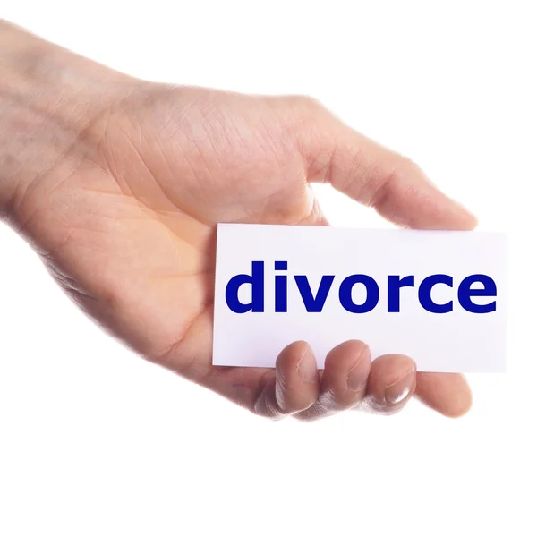 离婚 — 图库照片