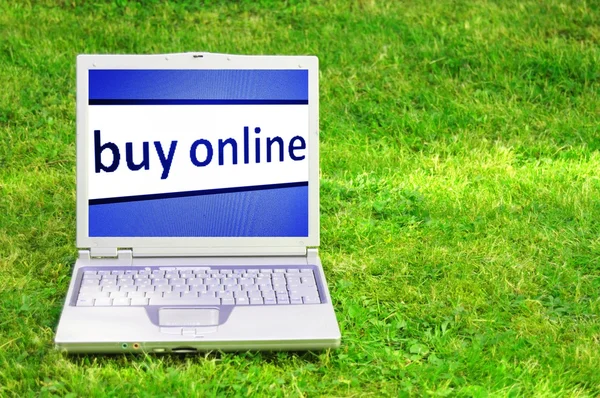 Buy online — Stock Photo, Image