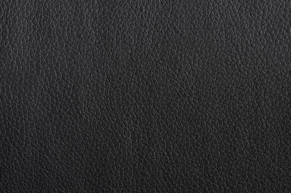 Černá kožená textura — Stock fotografie