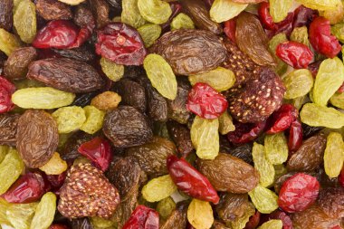 Background of dried fruit mix clipart