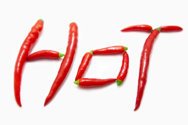 Red hot chili pepper clipart