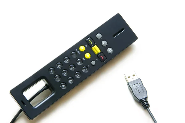 Il telefono USB per voce internet — Foto Stock