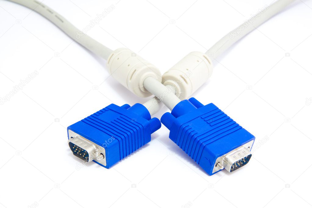 Vga connector with plug isolated