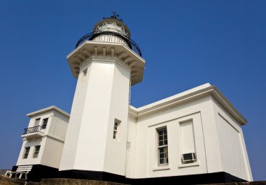 Deniz feneri ile beyaz duvar, kaohsiung ha