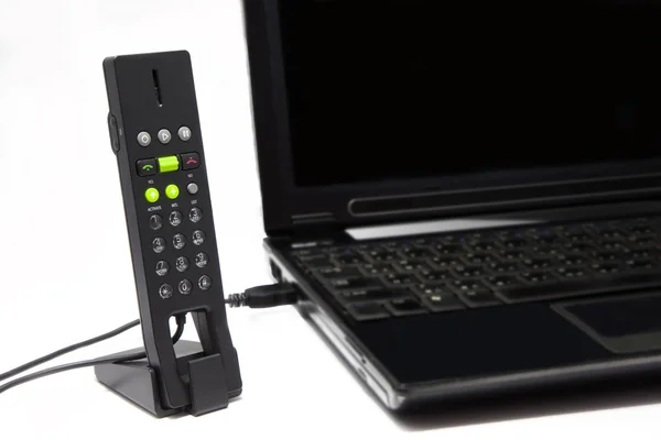 USB-Telefon für Internet-Kommunikation — Stockfoto
