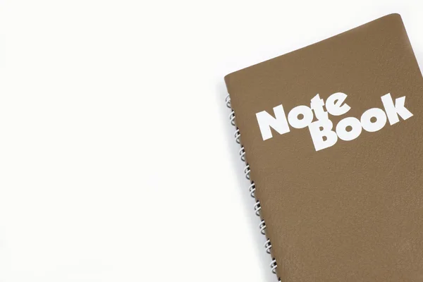 The cover of notebook isolated on white — Stock Photo, Image