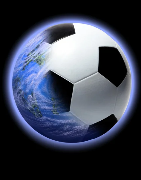 Планета футбол — стокове фото